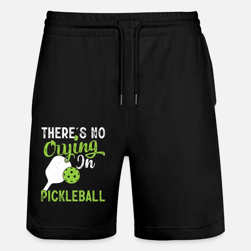 Pickleball - Stanley/Stella Unisex Bio Joggingshorts Trainer  - Schwarz