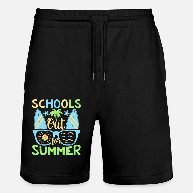 Pas d’école en été - Short de jogging bio TRAINER Stanley/Stella unisexe - noir