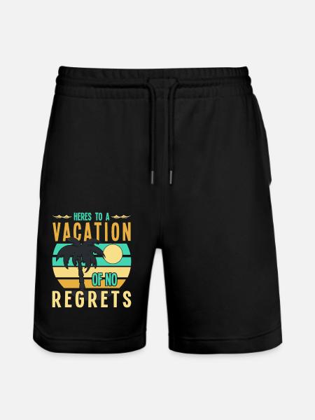 Pour des vacances sans regrets - Short de jogging bio TRAINER Stanley/Stella unisexe - noir
