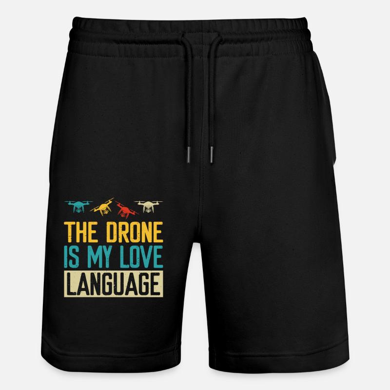 Drone - Short de jogging bio TRAINER Stanley/Stella unisexe - noir