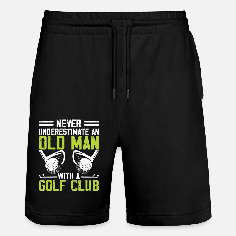 Golf Golfeur - Short de jogging bio TRAINER Stanley/Stella unisexe - noir