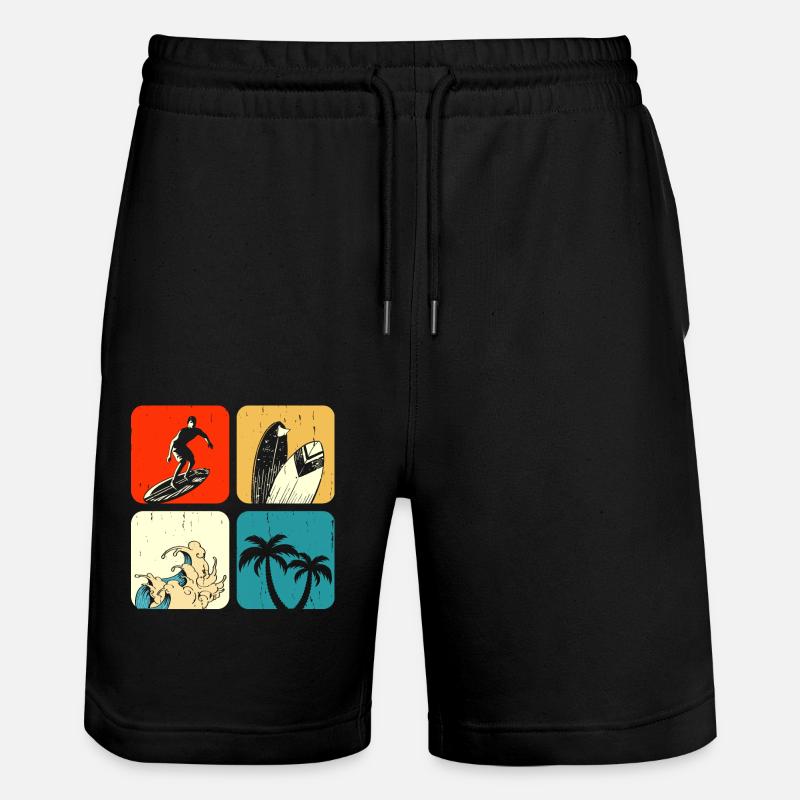 Surfeur - Short de jogging bio TRAINER Stanley/Stella unisexe - noir