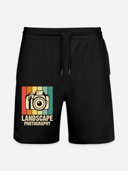 Photographer - Stanley/Stella Trainer Unisex Organic Jogging Shorts - black