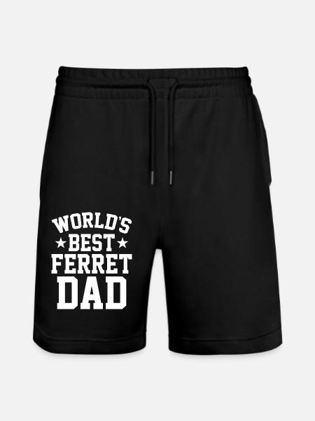 Papa furet - Short de jogging bio TRAINER Stanley/Stella unisexe - noir