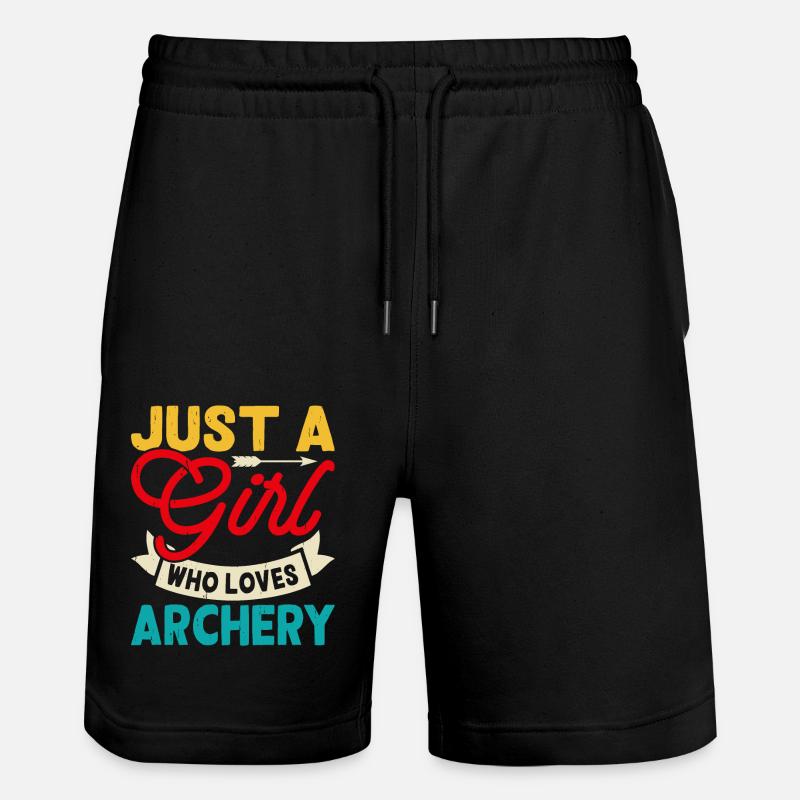 Archer de tir à l’arc - Short de jogging bio TRAINER Stanley/Stella unisexe - noir