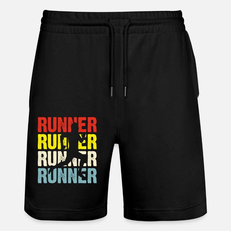 Jogging, course à pied, marathon - Short de jogging bio TRAINER Stanley/Stella unisexe - noir