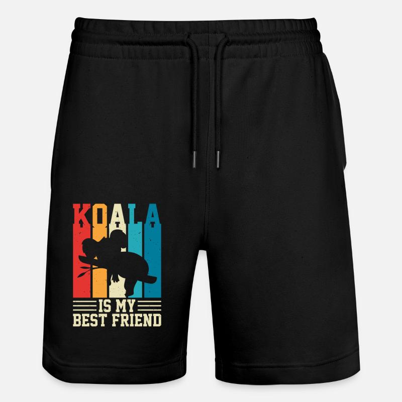 Koala - Short de jogging bio TRAINER Stanley/Stella unisexe - noir