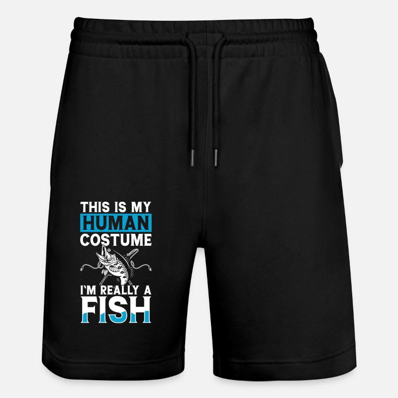 Angler - Stanley/Stella Trainer Unisex Organic Jogging Shorts - black