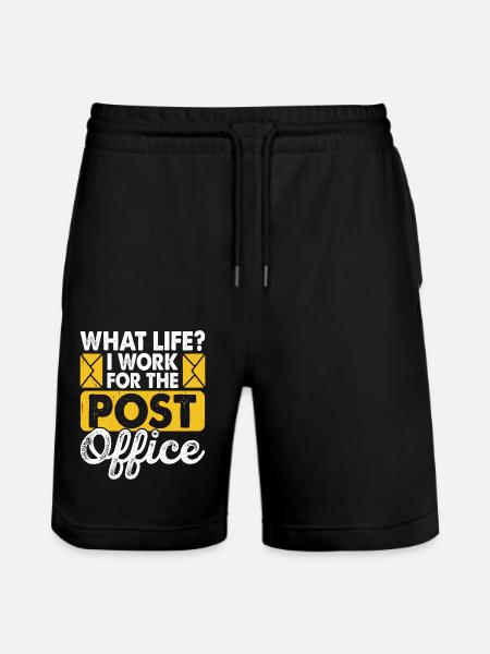 Postman Postman Postman - Stanley/Stella Trainer Unisex Organic Jogging Shorts - black