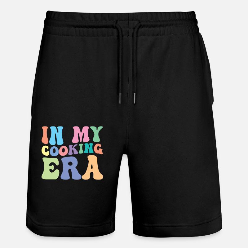 Cuisiner Retro Groovy dans mon - Short de jogging bio TRAINER Stanley/Stella unisexe - noir