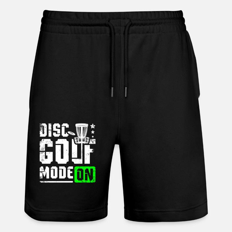 Disques golf mode sur - Short de jogging bio TRAINER Stanley/Stella unisexe - noir
