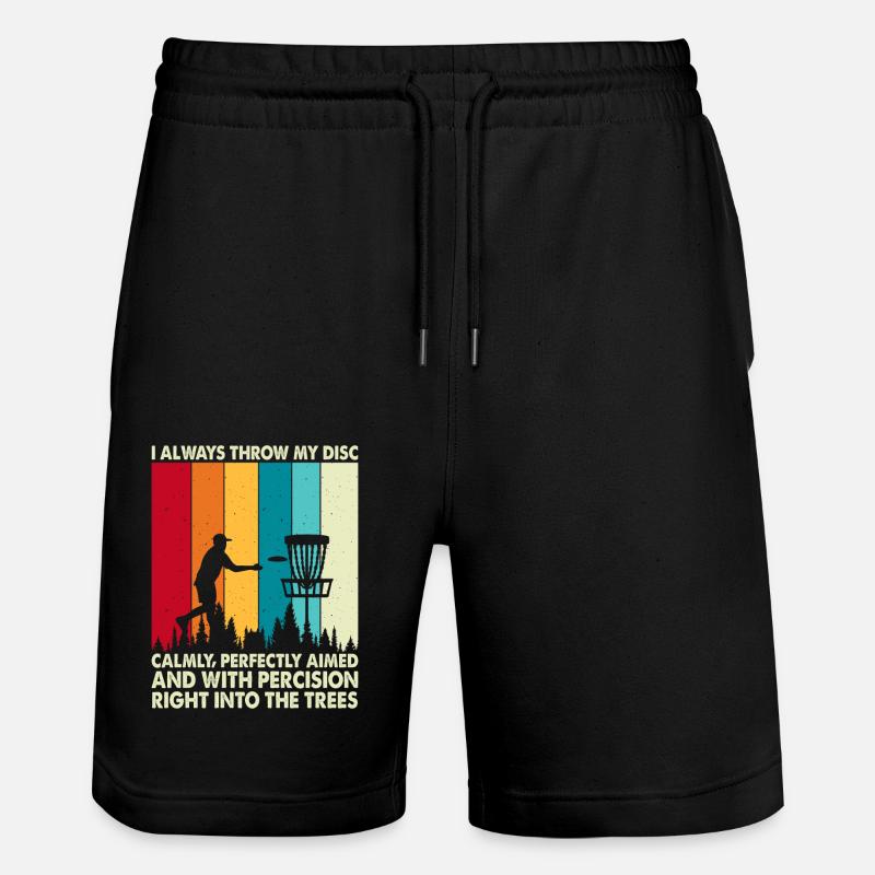 Discgolf Disc Golf - Stanley/Stella Unisex Bio Joggingshorts Trainer  - Schwarz