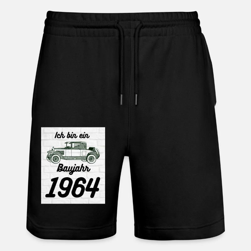 Oldtimer - Stanley/Stella Unisex Bio Joggingshorts Trainer  - Schwarz