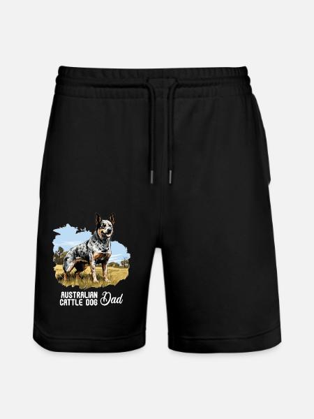 Hund Bouvier australien - Short de jogging bio TRAINER Stanley/Stella unisexe - noir