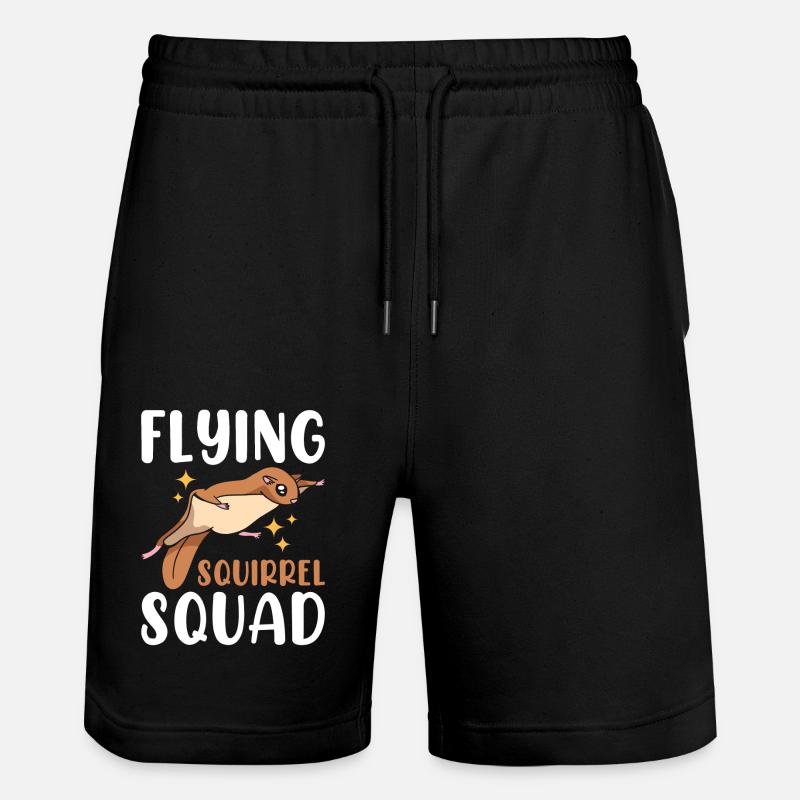 Escouade d’écureuils volants - Short de jogging bio TRAINER Stanley/Stella unisexe - noir