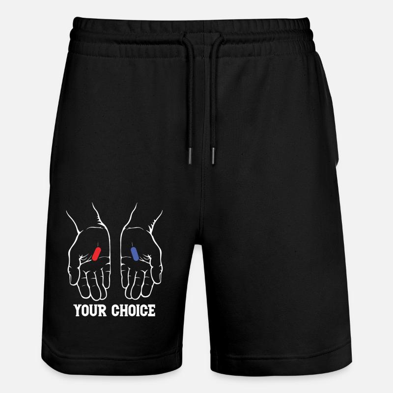 YOUR CHOICE - Stanley/Stella Unisex Bio Joggingshorts Trainer - Schwarz