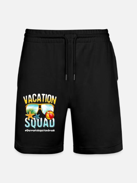 Dermatologist Vacation Squad #Dermatologistonbreak - Stanley/Stella Trainer Unisex Organic Jogging Shorts - black