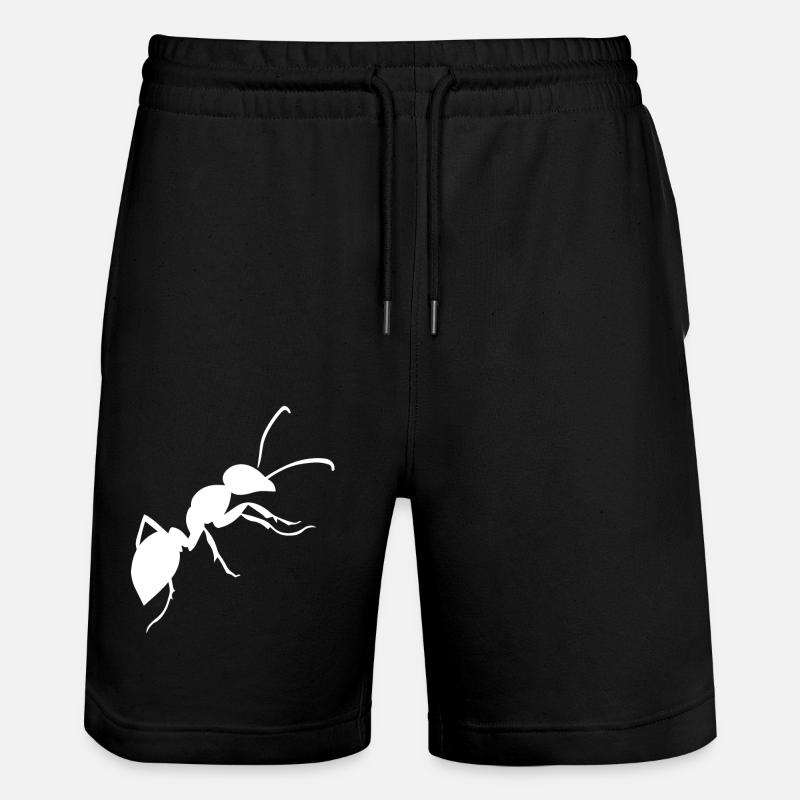 fourmi - Short de jogging bio TRAINER Stanley/Stella unisexe - noir