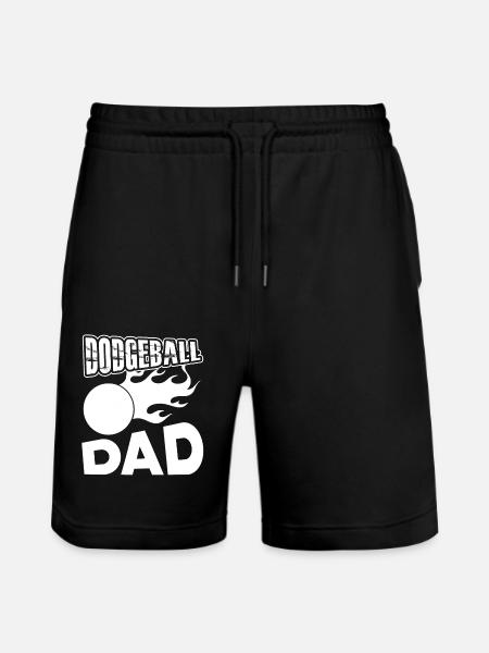 Dodgeball Dodgeball Dad - Stanley/Stella Trainer Unisex Organic Jogging Shorts - black