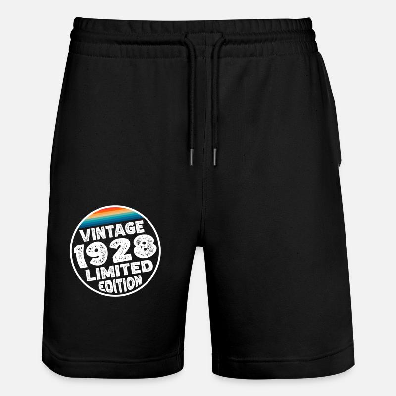 Édition limitée depuis 1928 Cadeau d’anniversaire - Short de jogging bio TRAINER Stanley/Stella unisexe - noir