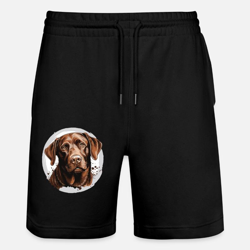 Labrador - Short de jogging bio TRAINER Stanley/Stella unisexe - noir