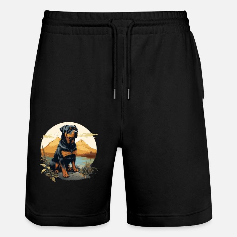 Rottweiler - Short de jogging bio TRAINER Stanley/Stella unisexe - noir