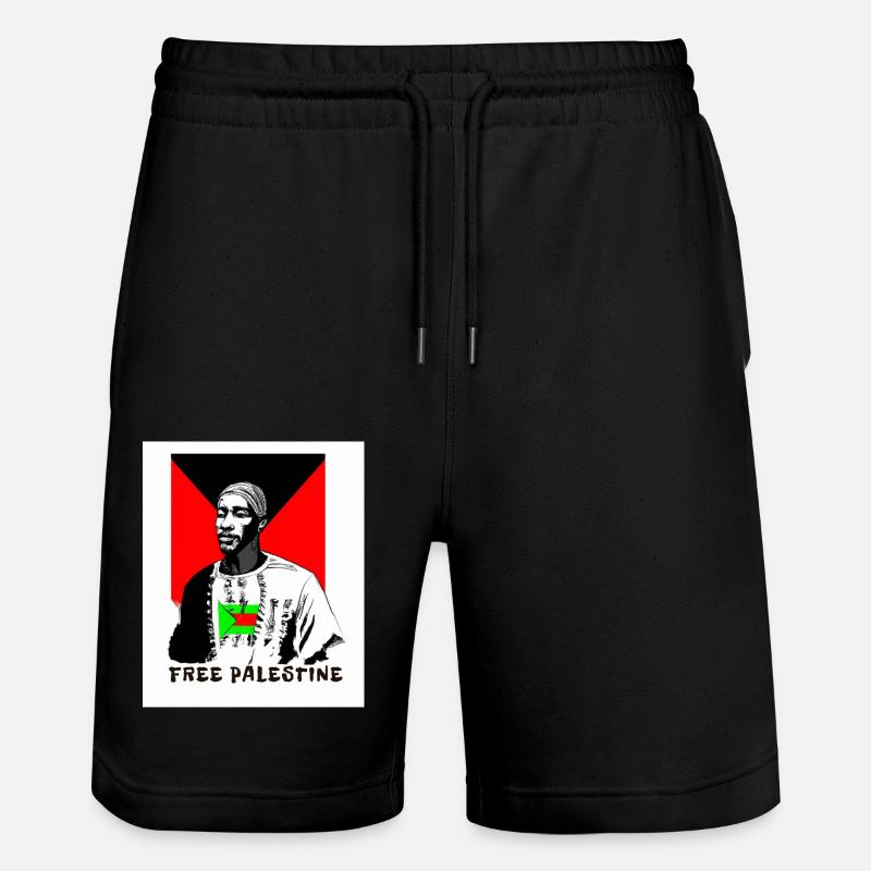 Palestinien - Short de jogging bio TRAINER Stanley/Stella unisexe - noir