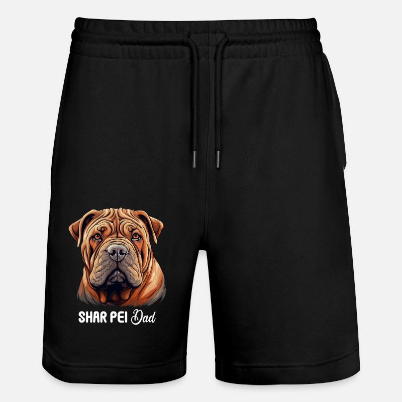 Shar Pei - Short de jogging bio TRAINER Stanley/Stella unisexe - noir