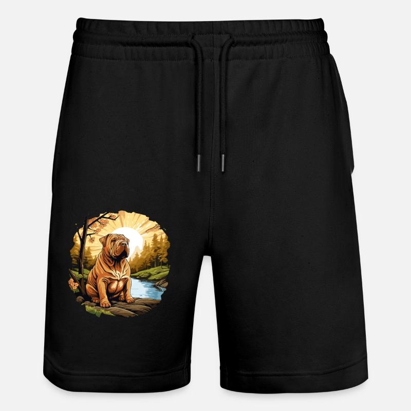 Shar Pei - Short de jogging bio TRAINER Stanley/Stella unisexe - noir