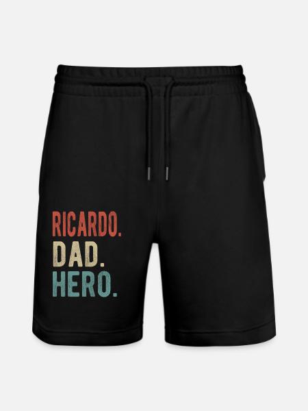 Ricardo Dad Hero - Stanley/Stella Trainer Unisex Organic Jogging Shorts - black