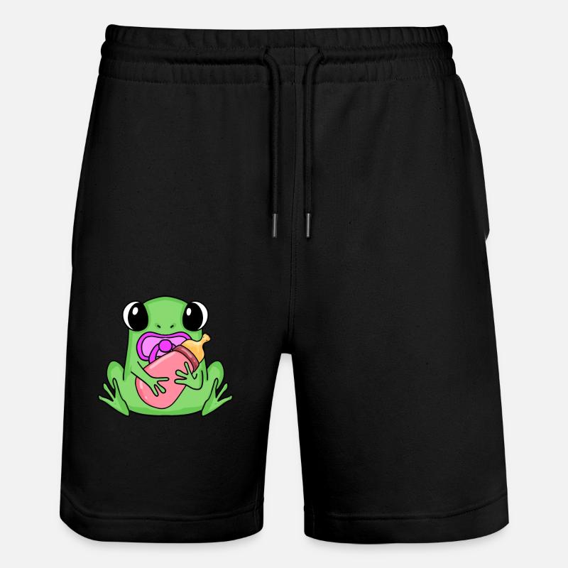 Bébé grenouille - Short de jogging bio TRAINER Stanley/Stella unisexe - noir