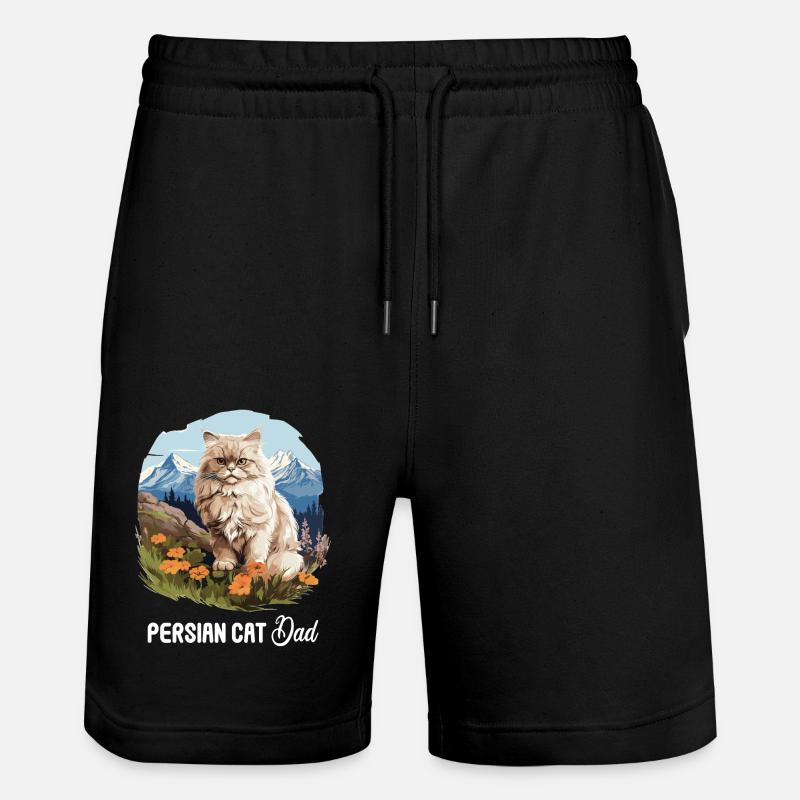 Chat persan Perser Katze - Short de jogging bio TRAINER Stanley/Stella unisexe - noir