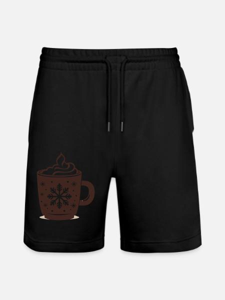 Hot Chocolate Christmas - Stanley/Stella Trainer Unisex Organic Jogging Shorts - black