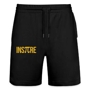 InsPIre Math Professeur Pi Jour Drôle 3.14 Gâteau - Short de jogging bio TRAINER Stanley/Stella unisexe - noir - Devant - Nik (191cm) & Marisol (170cm)