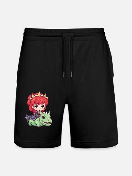 Princesse Dragon Mignon - Short de jogging bio TRAINER Stanley/Stella unisexe - noir