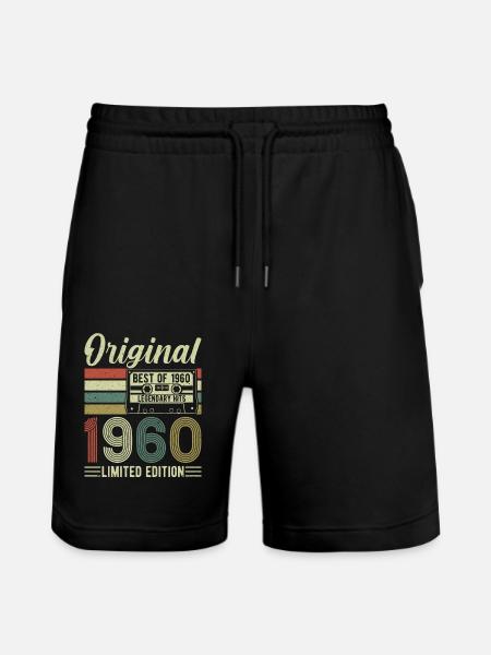 1960 - A legendary year - Stanley/Stella Trainer Unisex Organic Jogging Shorts - black