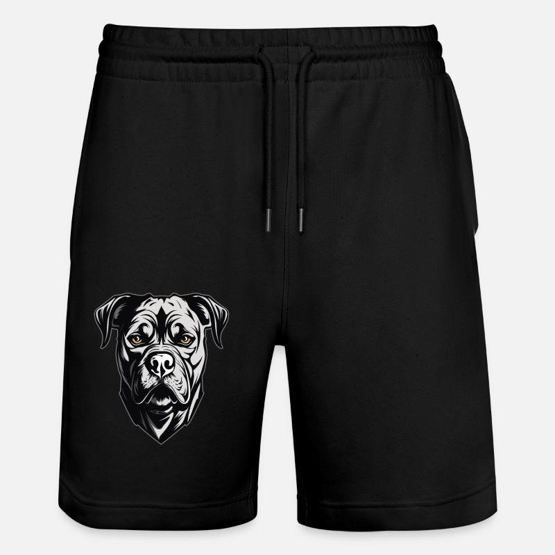 Design élégant de pitbull - Short de jogging bio TRAINER Stanley/Stella unisexe - noir