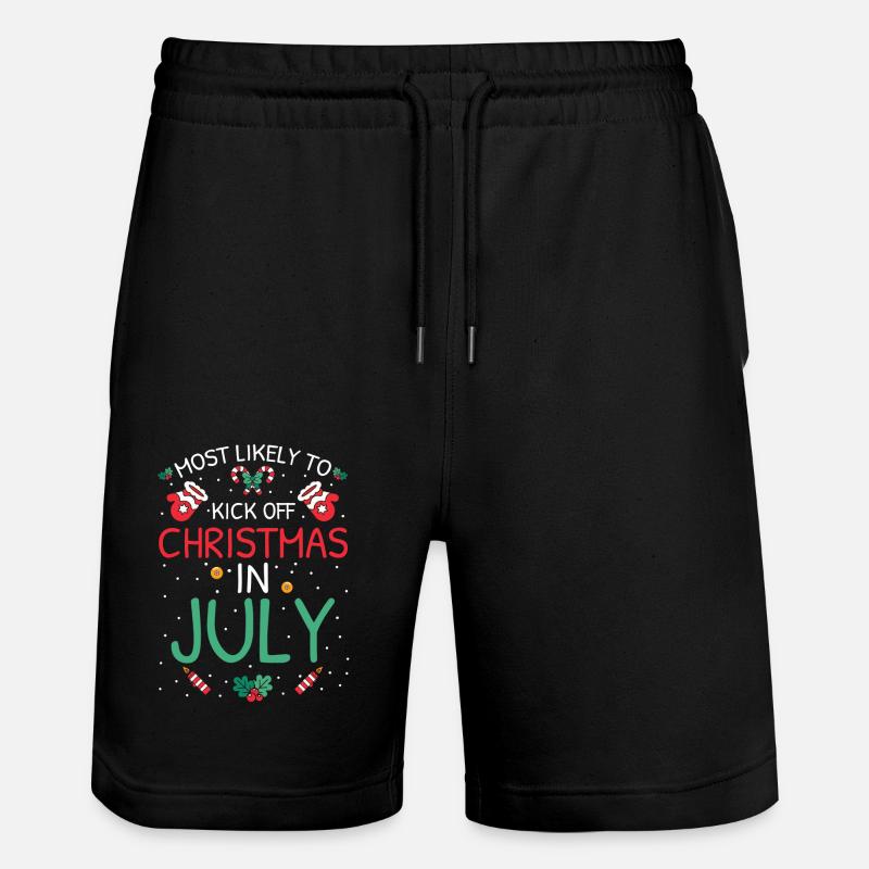 Le plus probable à Noël - Short de jogging bio TRAINER Stanley/Stella unisexe - noir