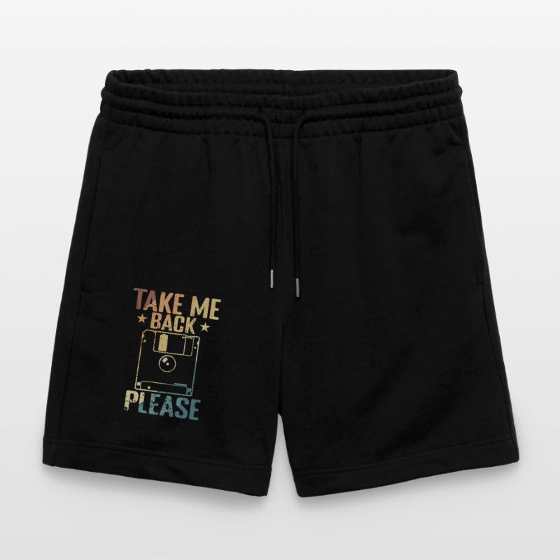 Take me back Please Floppy Disk Retro Storage Module Stanley/Stella Trainer Unisex Organic Jogging Shorts