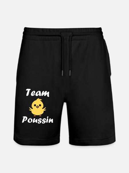 Team poussin - Short de jogging bio TRAINER Stanley/Stella unisexe - noir