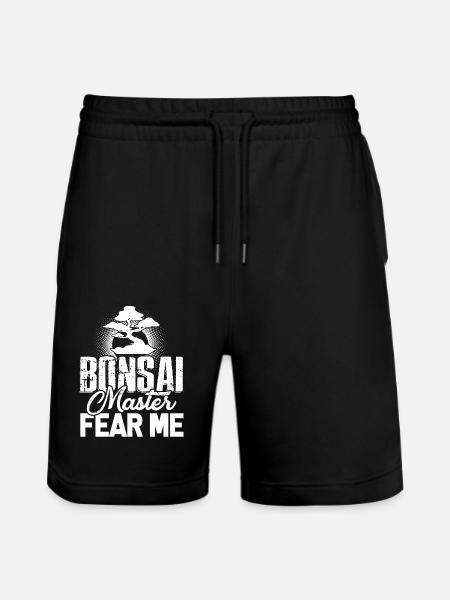 Bonsai Bonsai Master Fear Me - Stanley/Stella Trainer Unisex Organic Jogging Shorts - black