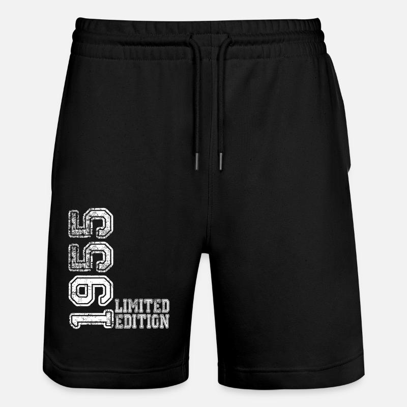 Édition limitée 1955 - Short de jogging bio TRAINER Stanley/Stella unisexe - noir