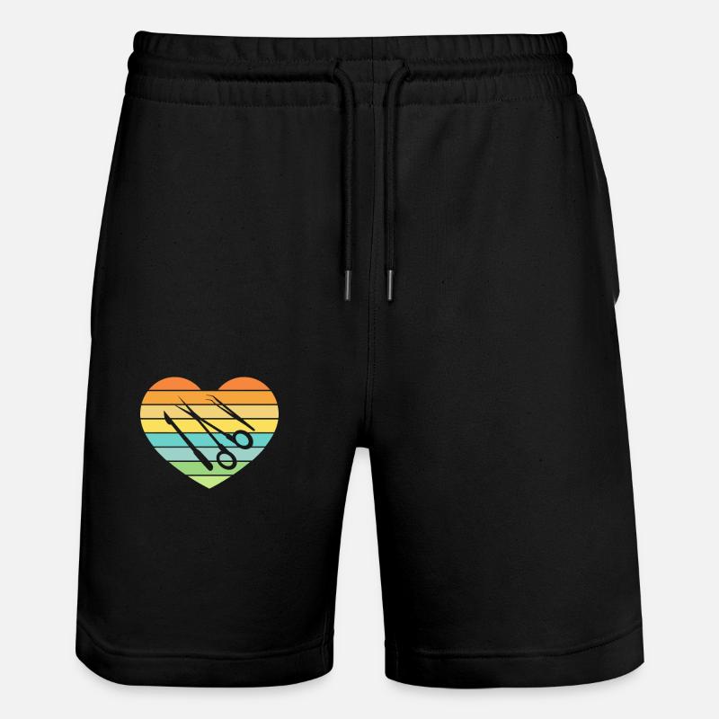 Surgical-Technical Assistant Surgeon - Stanley/Stella Trainer Unisex Organic Jogging Shorts - black