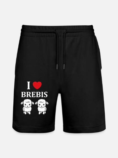 Bébé mouton petit brebis - Short de jogging bio TRAINER Stanley/Stella unisexe - noir