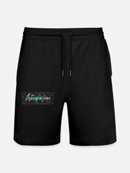 Autohändler Abschluss-Geschenk Autoverkäuferin - Stanley/Stella Unisex Bio Joggingshorts Trainer  - Schwarz
