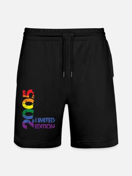 Limited Edition 2005 - Stanley/Stella Trainer Unisex Organic Jogging Shorts - black