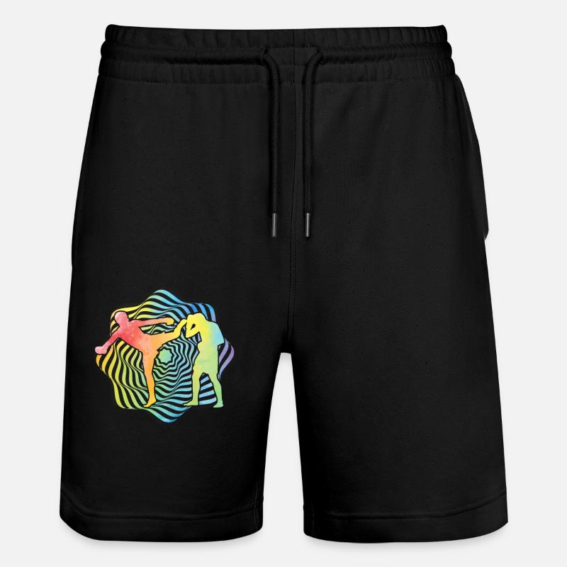 Muay Thaï - Short de jogging bio TRAINER Stanley/Stella unisexe - noir