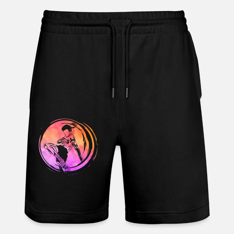 Muay Thai - Stanley/Stella Unisex Bio Joggingshorts Trainer  - Schwarz