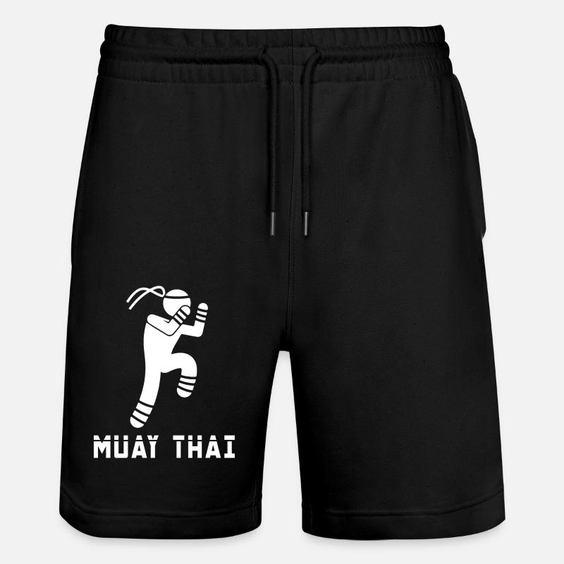 Muay Thaï - Short de jogging bio TRAINER Stanley/Stella unisexe - noir