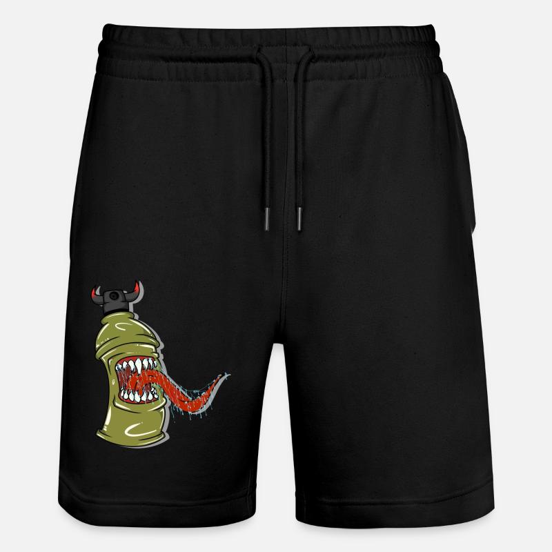 Devil Can - Stanley/Stella Unisex Bio Joggingshorts Trainer  - Schwarz